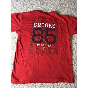 Crooks & Castles Tee Shirt Graphic T-shirt Red FWU Men's Size Medium RARE